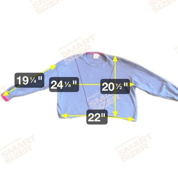 Whisper by Brodie “Hello Vacay” Spring Preppy Novelty Sweater Periwinkle EUC M - Picture 9 of 9